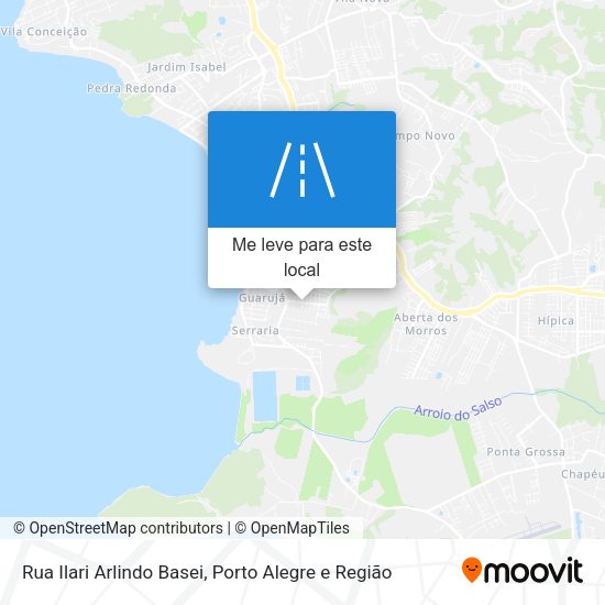 Rua Ilari Arlindo Basei mapa