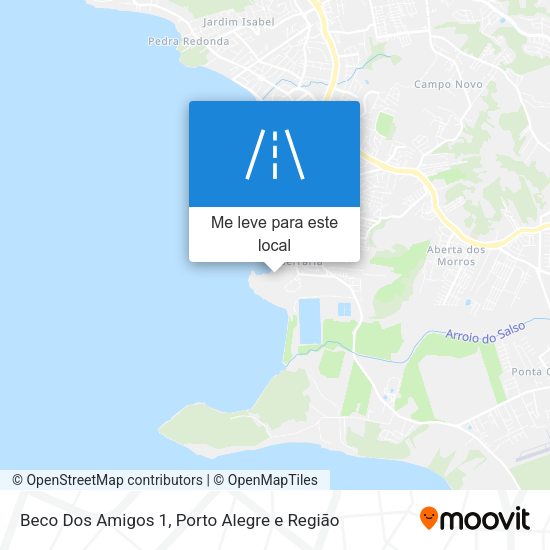 Beco Dos Amigos 1 mapa