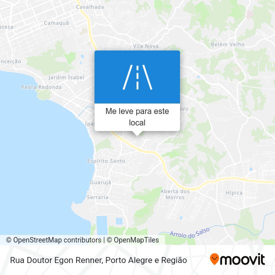 Rua Doutor Egon Renner mapa
