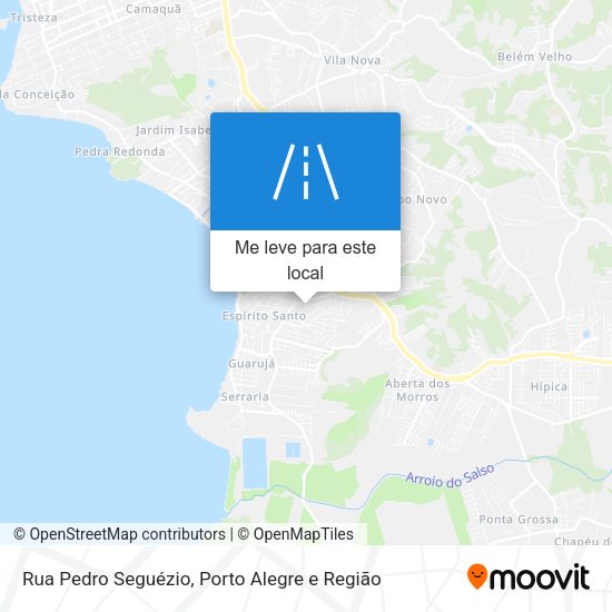Rua Pedro Seguézio mapa