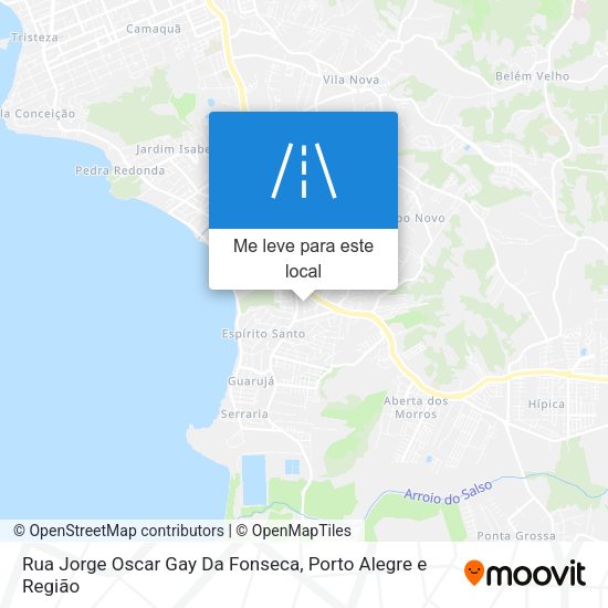 Rua Jorge Oscar Gay Da Fonseca mapa