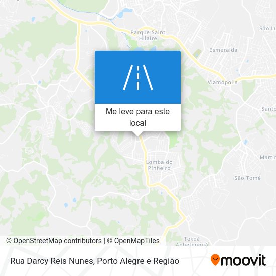 Rua Darcy Reis Nunes mapa