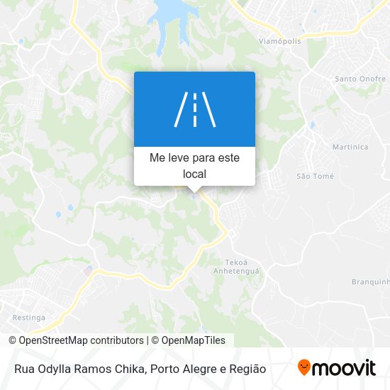 Rua Odylla Ramos Chika mapa