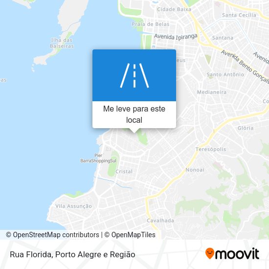 Rua Florida mapa