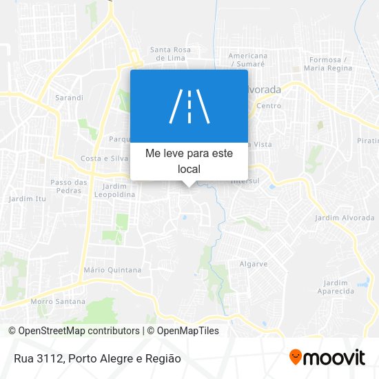 Rua 3112 mapa