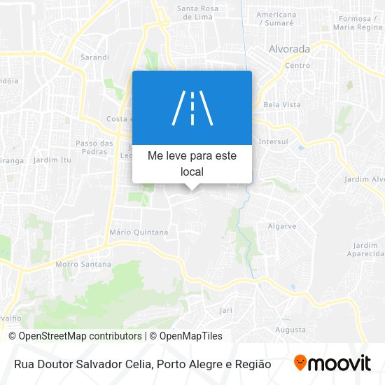 Rua Doutor Salvador Celia mapa