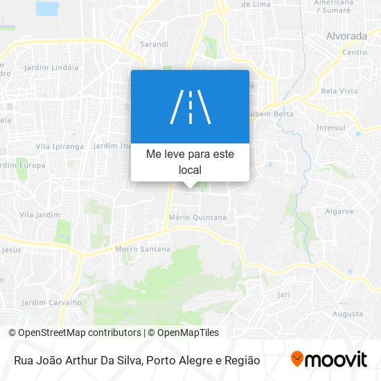 Rua João Arthur Da Silva mapa