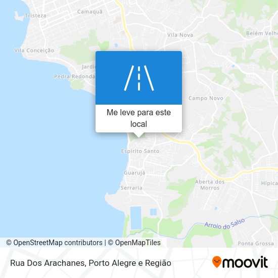 Rua Dos Arachanes mapa