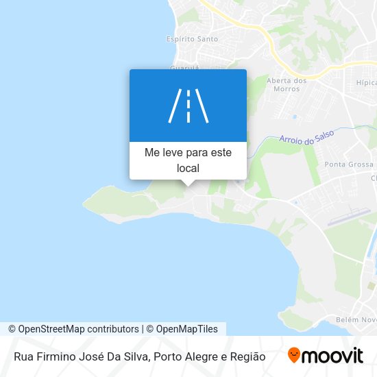 Rua Firmino José Da Silva mapa