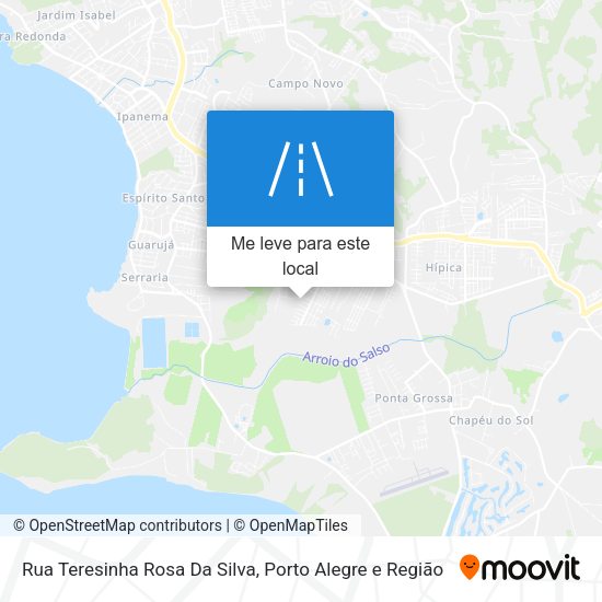 Rua Teresinha Rosa Da Silva mapa