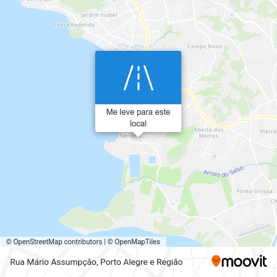 Rua Mário Assumpção mapa