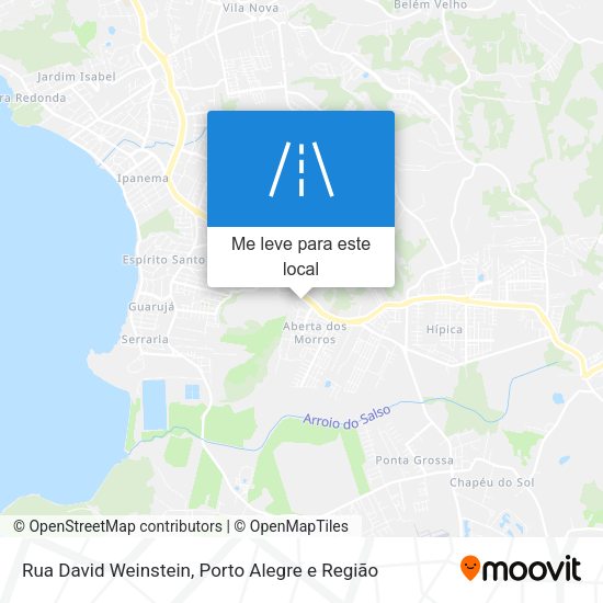 Rua David Weinstein mapa