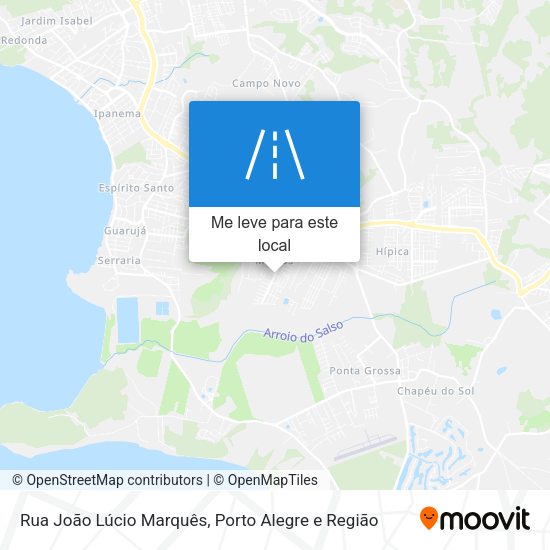 Rua João Lúcio Marquês mapa