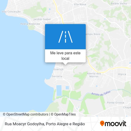 Rua Moacyr Godoylha mapa