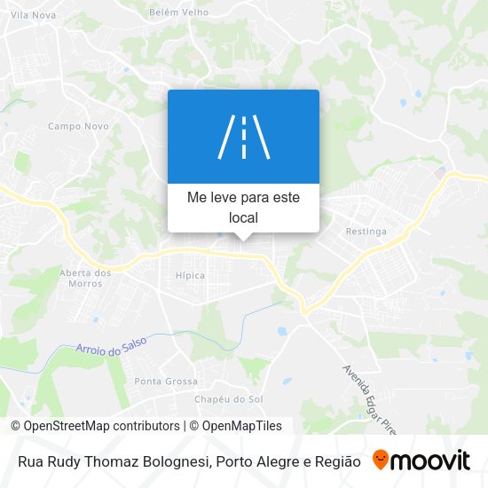 Rua Rudy Thomaz Bolognesi mapa
