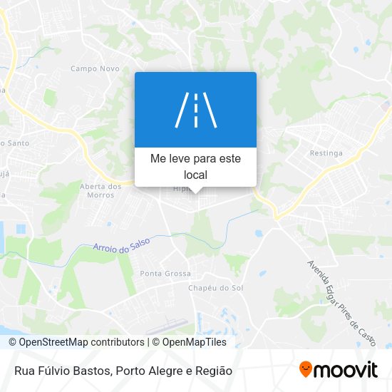 Rua Fúlvio Bastos mapa