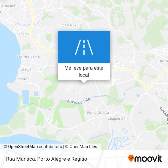 Rua Manaca mapa