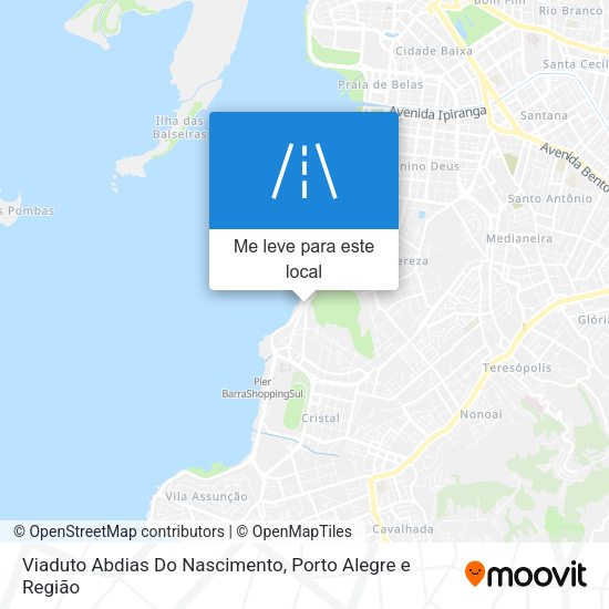 Viaduto Abdias Do Nascimento mapa