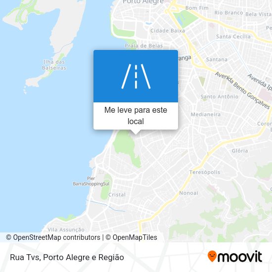 Rua Tvs mapa