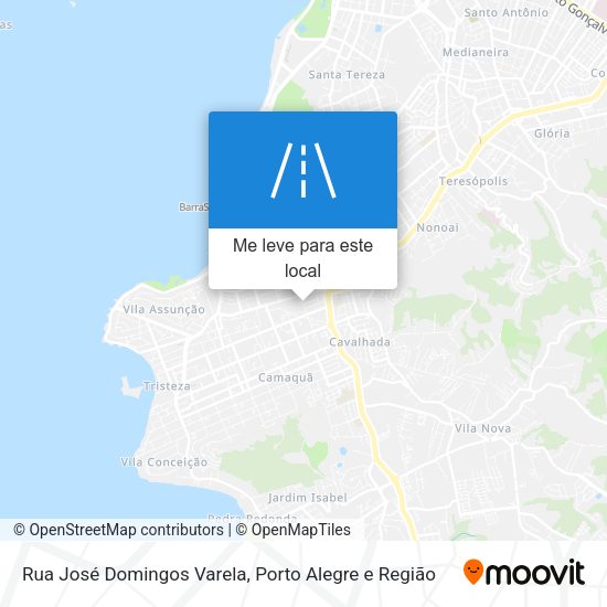 Rua José Domingos Varela mapa
