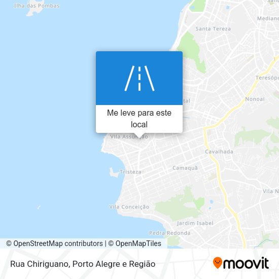 Rua Chiriguano mapa