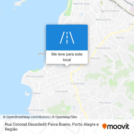 Rua Coronel Deusdedit Paiva Bueno mapa