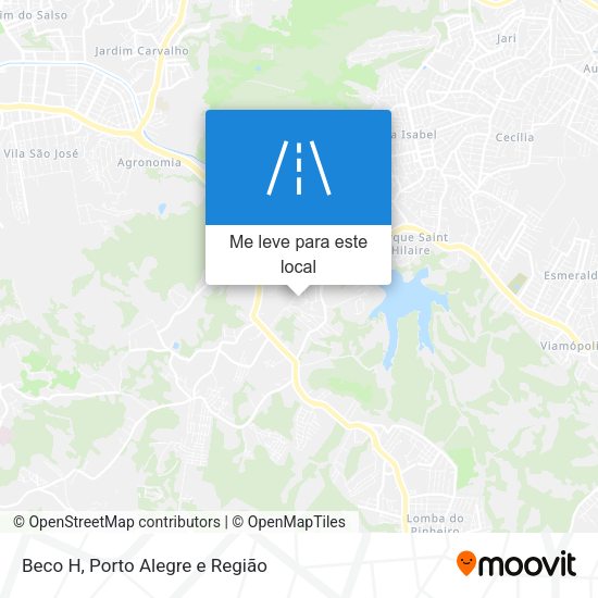 Beco H mapa