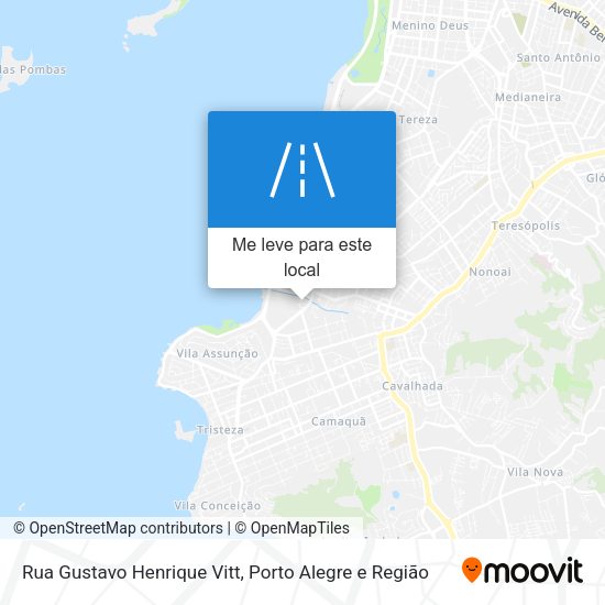 Rua Gustavo Henrique Vitt mapa