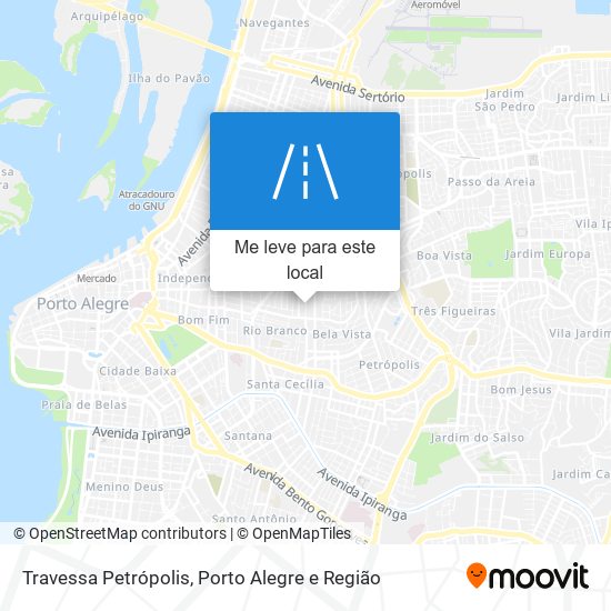 Travessa Petrópolis mapa