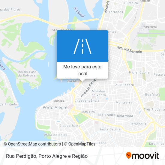 Rua Perdigão mapa