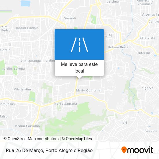 Rua 26 De Março mapa