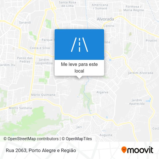 Rua 2063 mapa