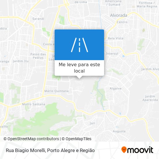 Rua Biagio Morelli mapa