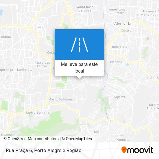 Rua Praça 6 mapa