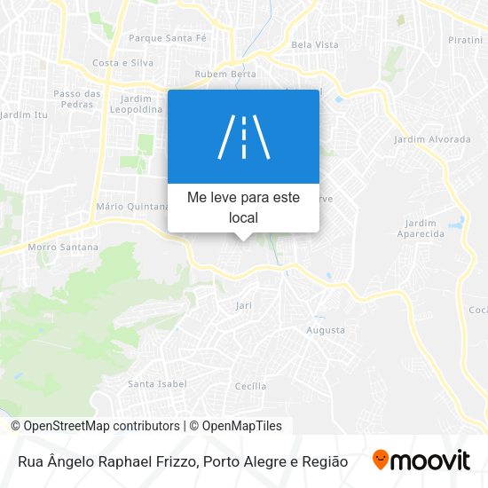 Rua Ângelo Raphael Frizzo mapa