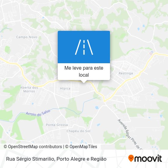 Rua Sérgio Stimarilio mapa
