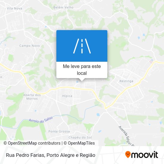 Rua Pedro Farias mapa