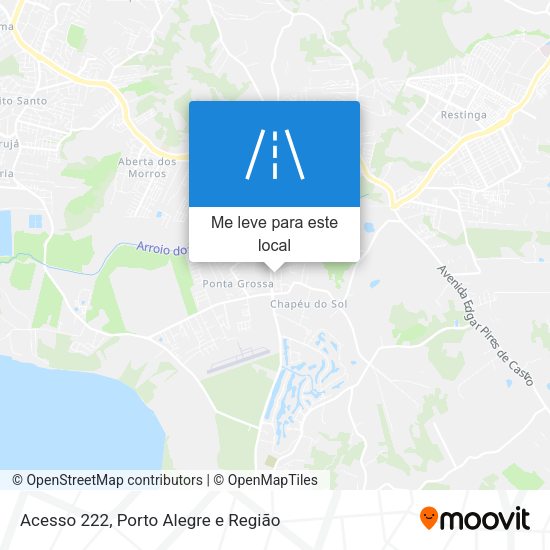 Acesso 222 mapa