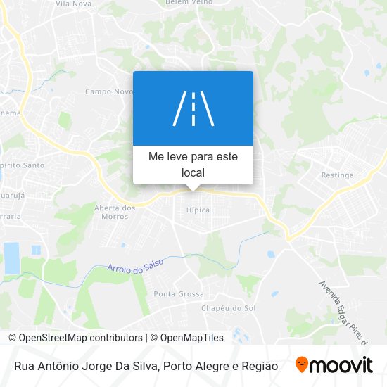 Rua Antônio Jorge Da Silva mapa