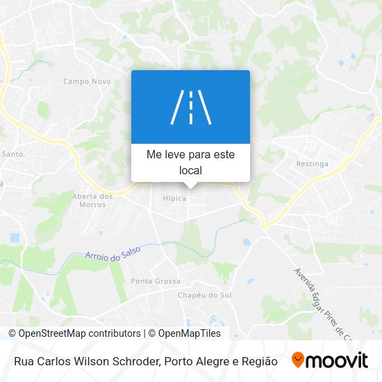 Rua Carlos Wilson Schroder mapa