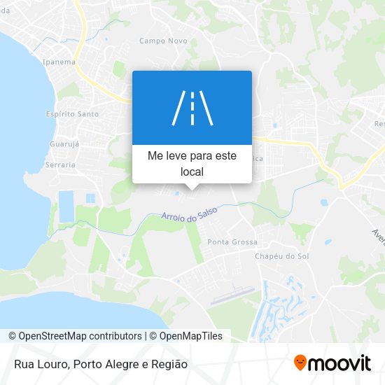 Rua Louro mapa
