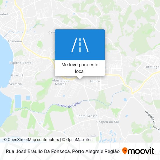 Rua José Bráulio Da Fonseca mapa