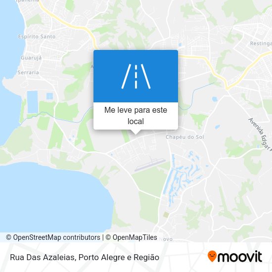 Rua Das Azaleias mapa