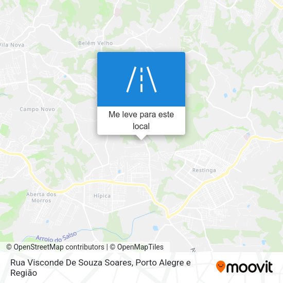 Rua Visconde De Souza Soares mapa