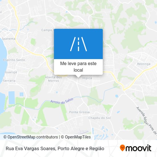 Rua Eva Vargas Soares mapa