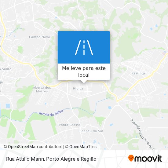 Rua Attilio Marin mapa