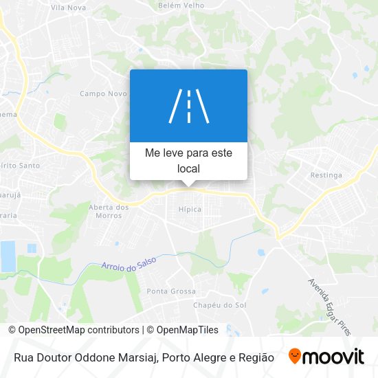 Rua Doutor Oddone Marsiaj mapa