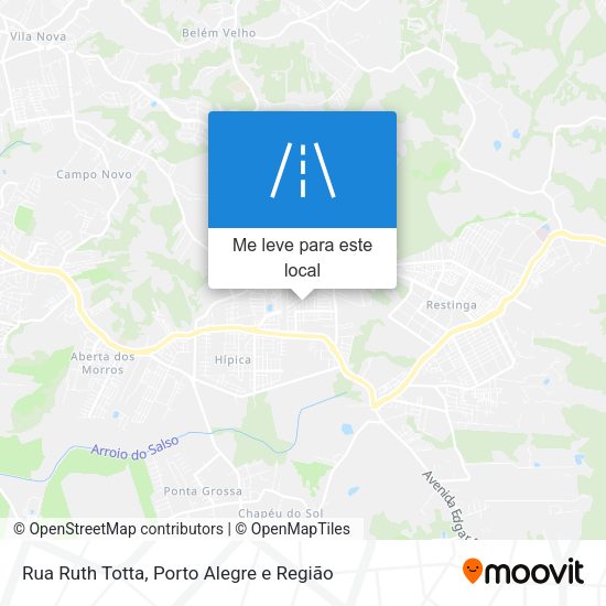 Rua Ruth Totta mapa