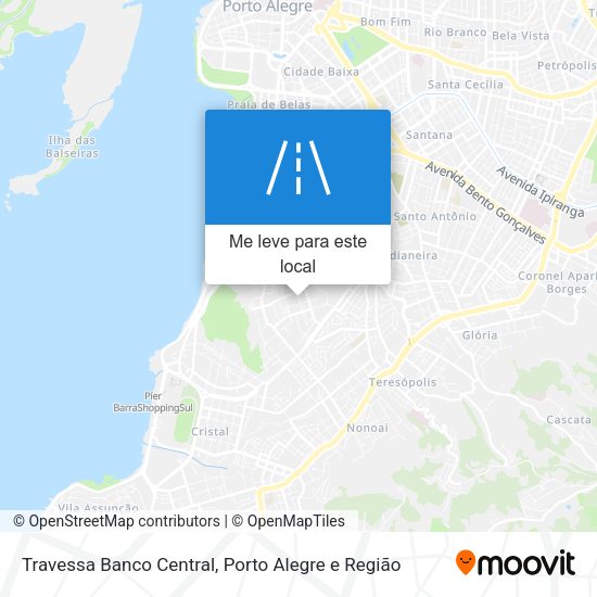 Travessa Banco Central mapa