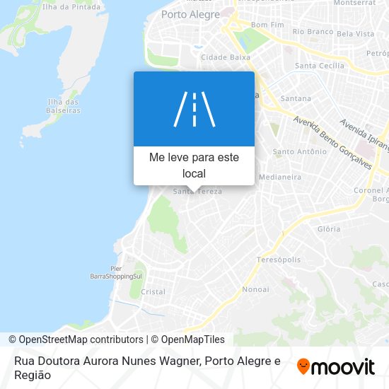 Rua Doutora Aurora Nunes Wagner mapa